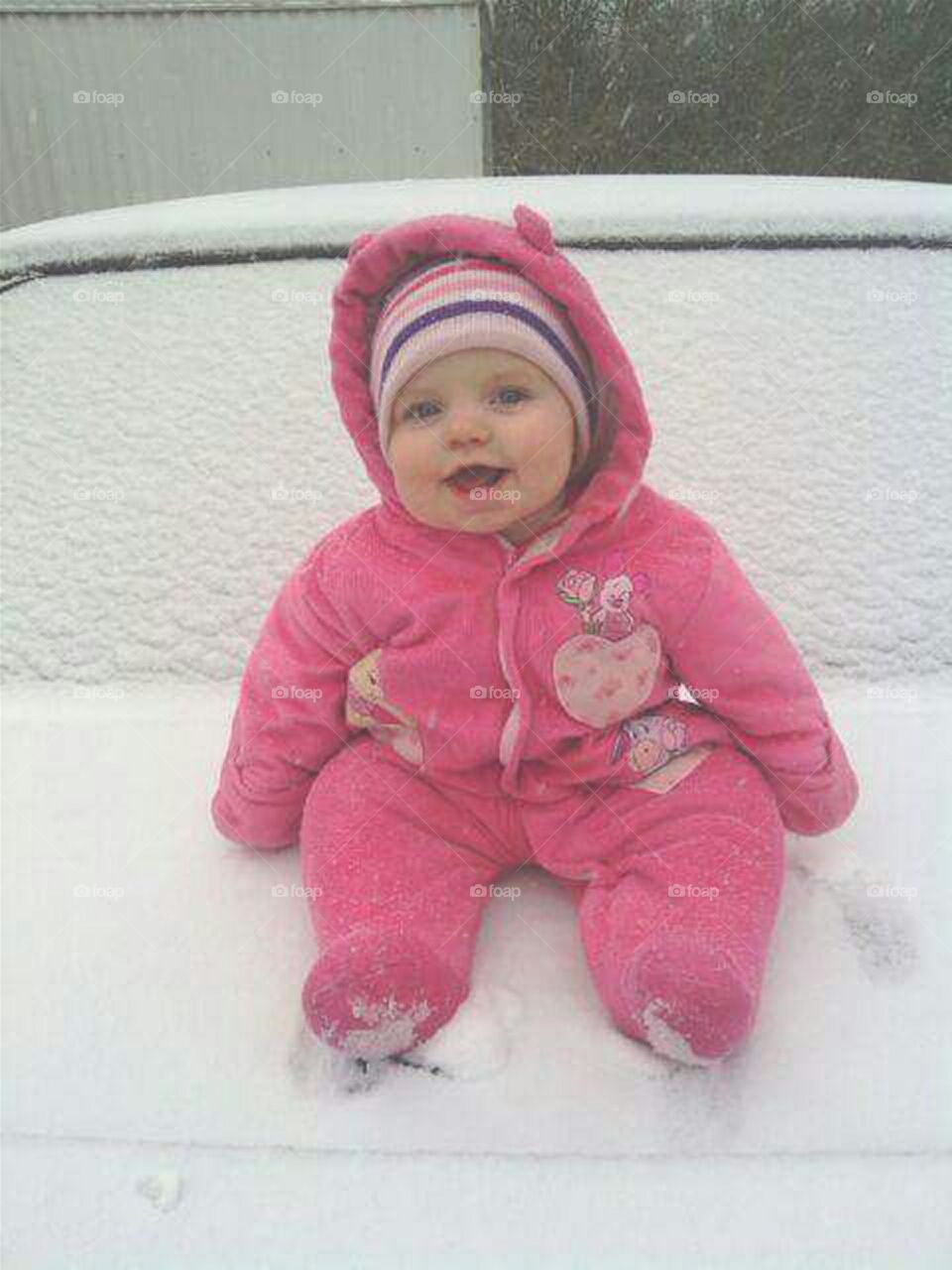 Baby In Snow