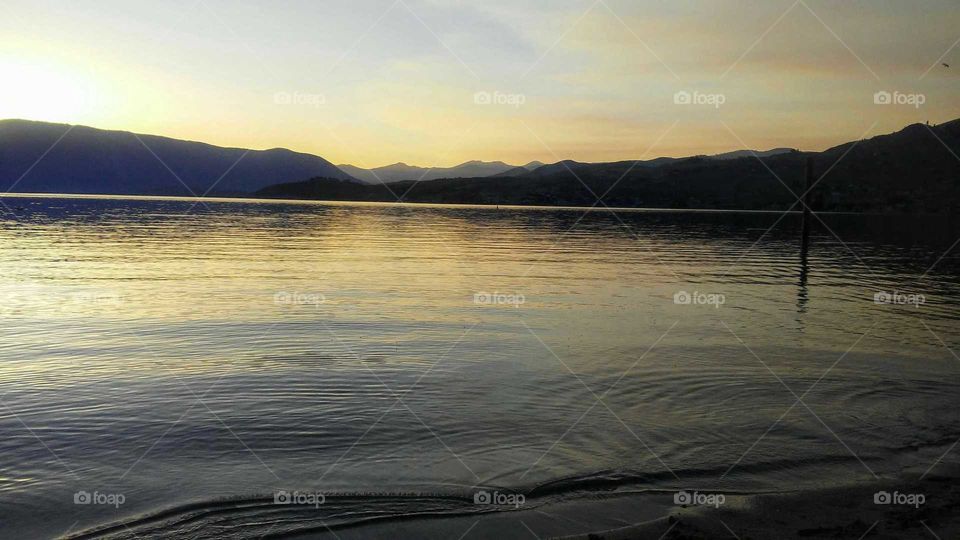 Golden Summer Sunset on Lake Chelan 2, Chelan, Washington, USA

Instagram username; anita.walter.796