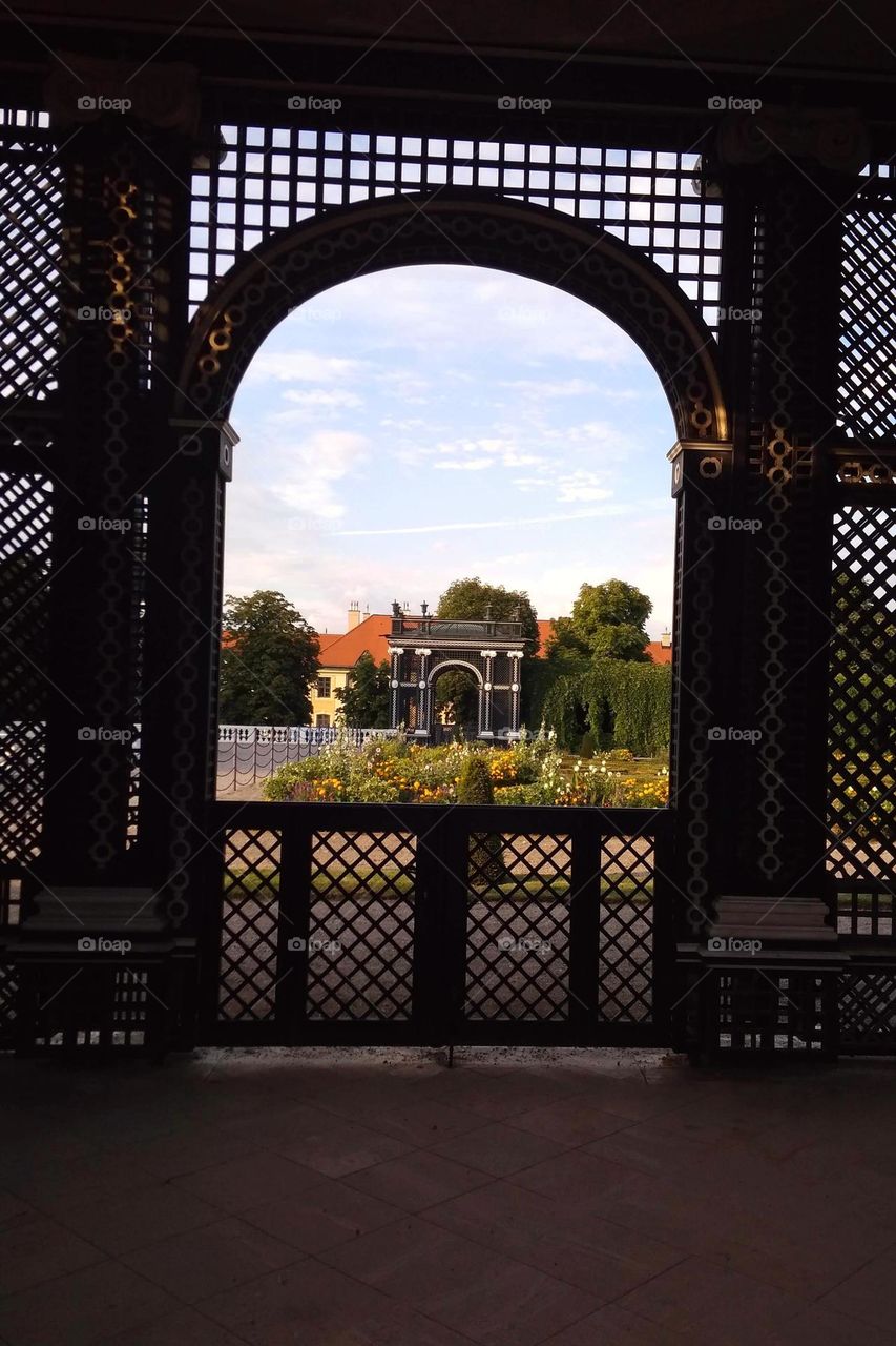 Somewhere at the garden in Sisi's Palace, Vienna