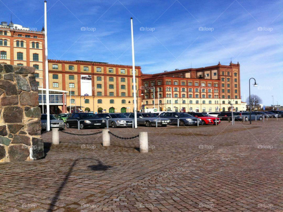 WALKING THE BIG SQUARE.