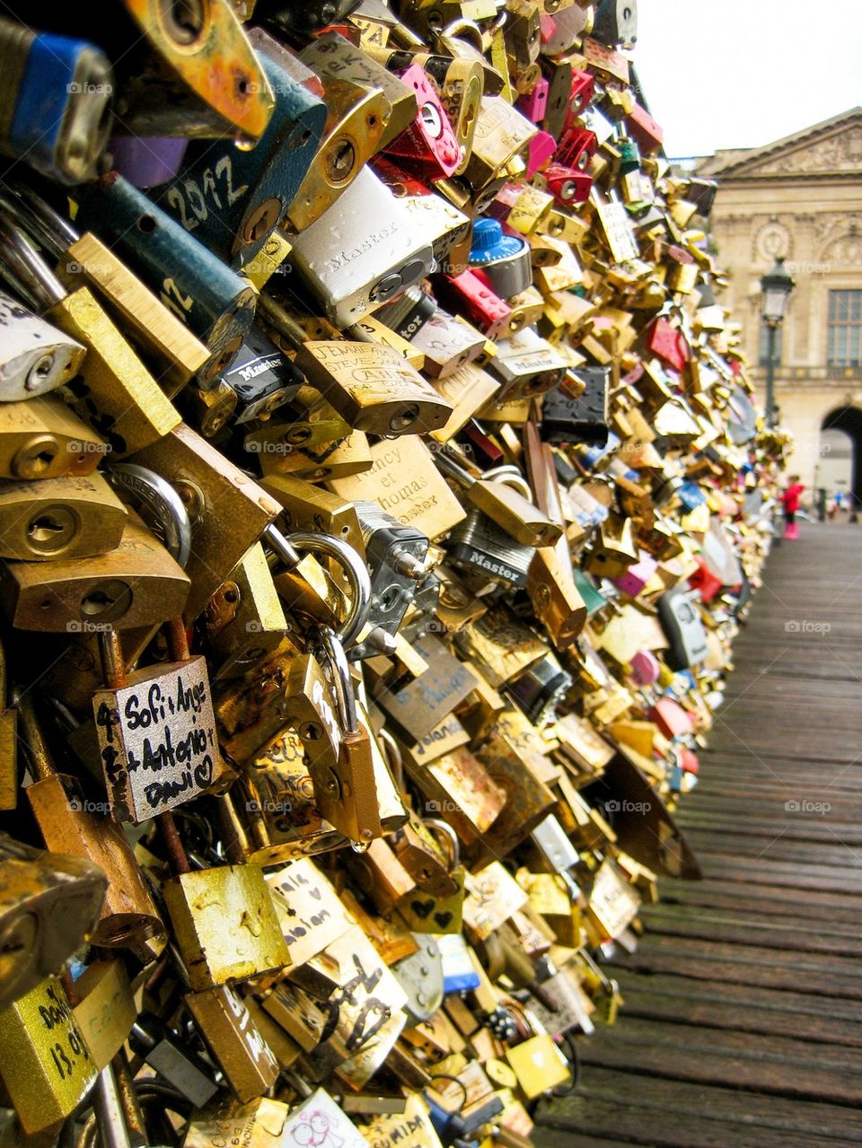 Love locks in Paris