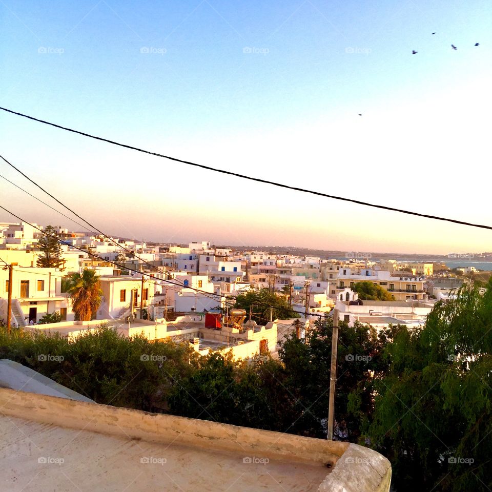 View over Naxos - Greece