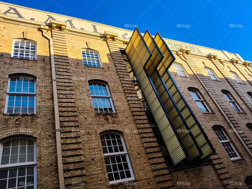 Heritage listed Woolstore building in Brisbane Australia