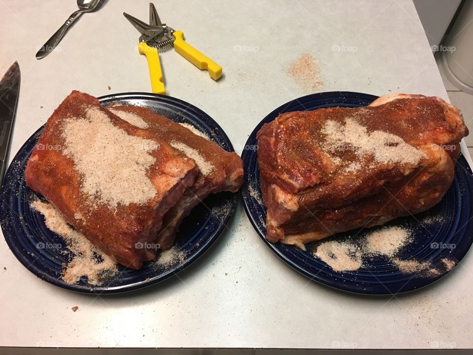 Ribs and Boston Butt
