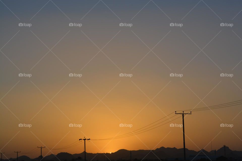 Sunsets are a magical sight