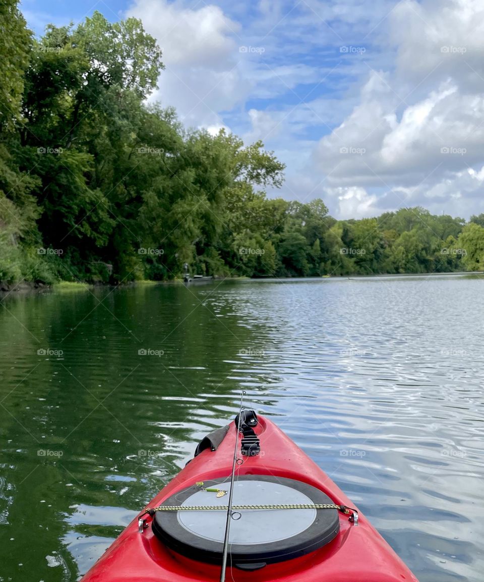 Kayak fishing on the Colorado River and everything we caught had to go back in! 🎣