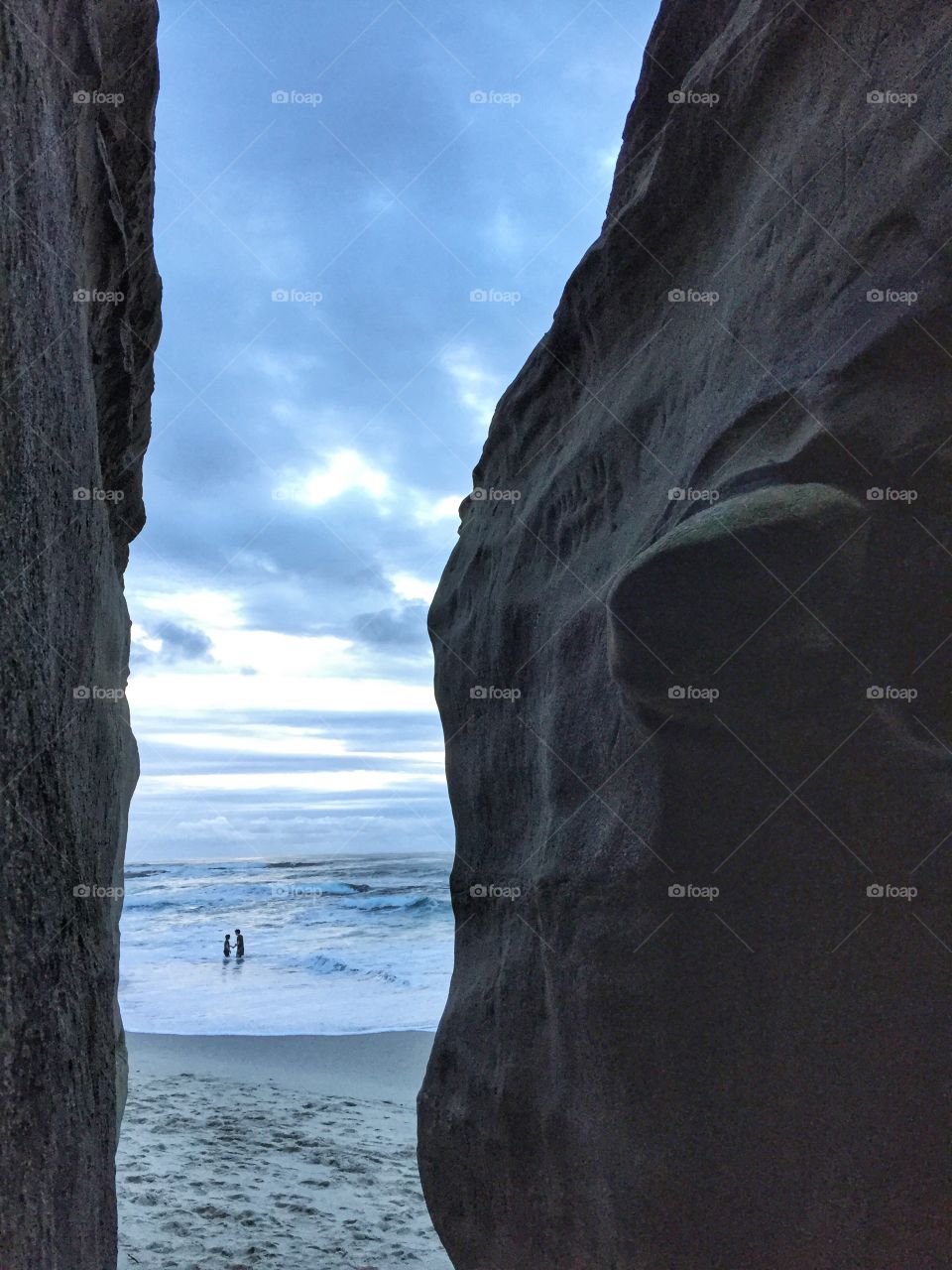 Through the cliff