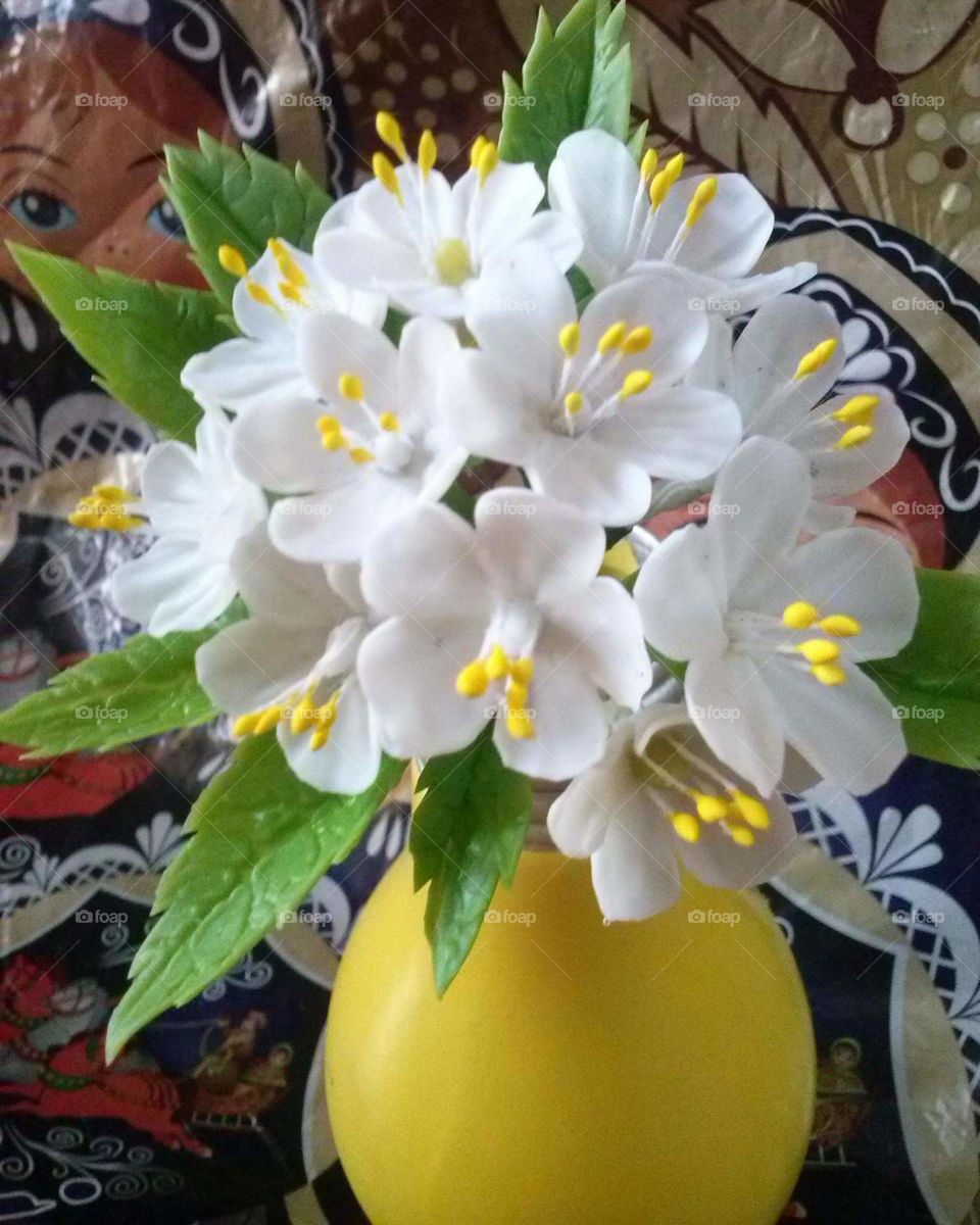 Ceramic flowers