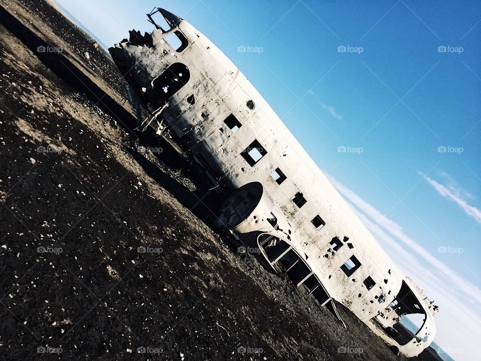 Abandoned Plane- Iceland