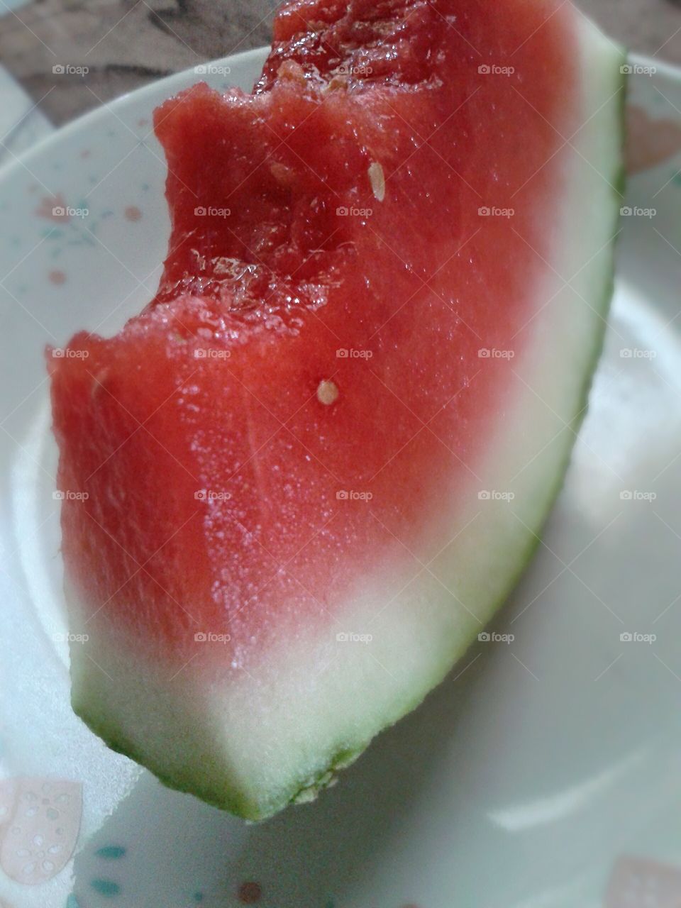 Tasty watermelon. The quench of watermelon is irresistible.