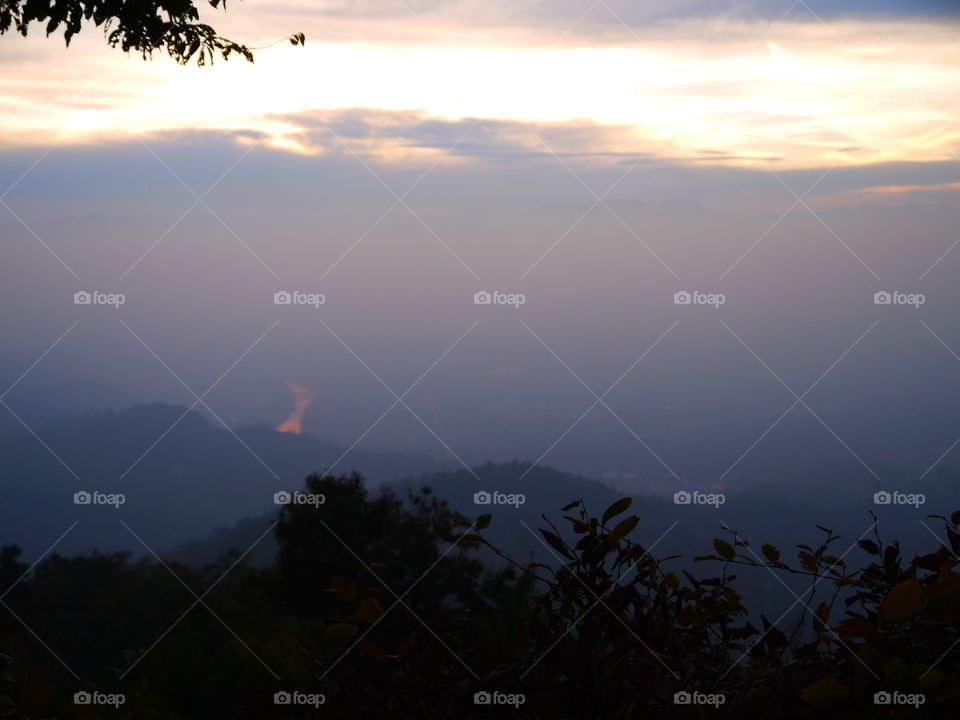 This photo has been taken from the church of Superga Hill, in Turin 