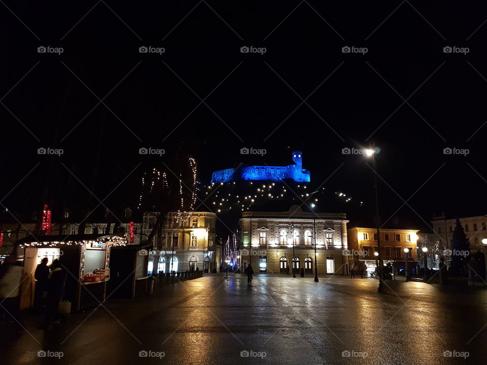 Ljubljana city view