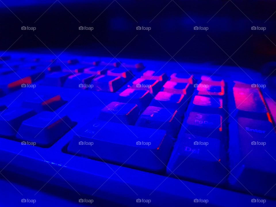 keyboard, click, click