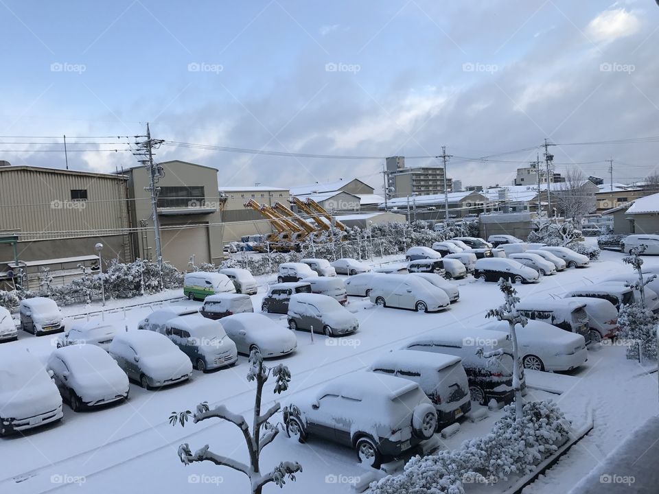 Snow in my parking