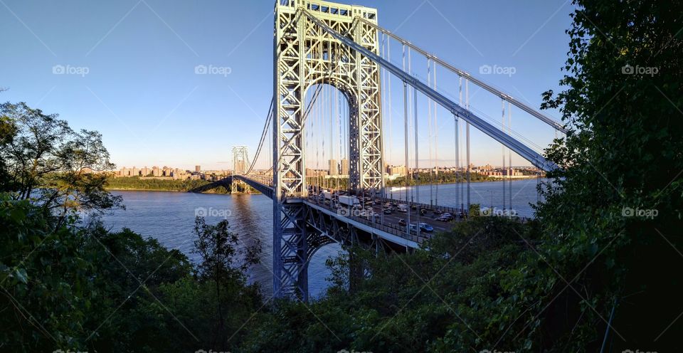 George Washington Bridge at Sunset