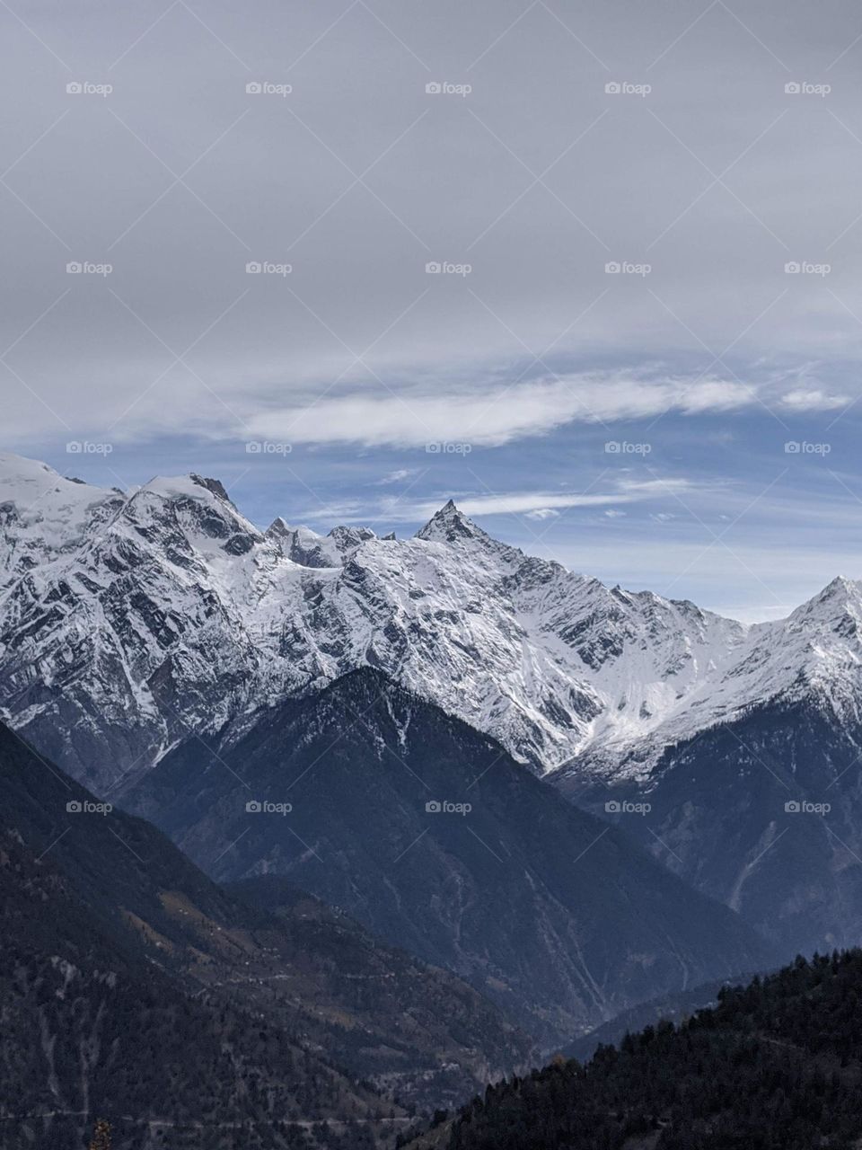 Himalayan mountain view