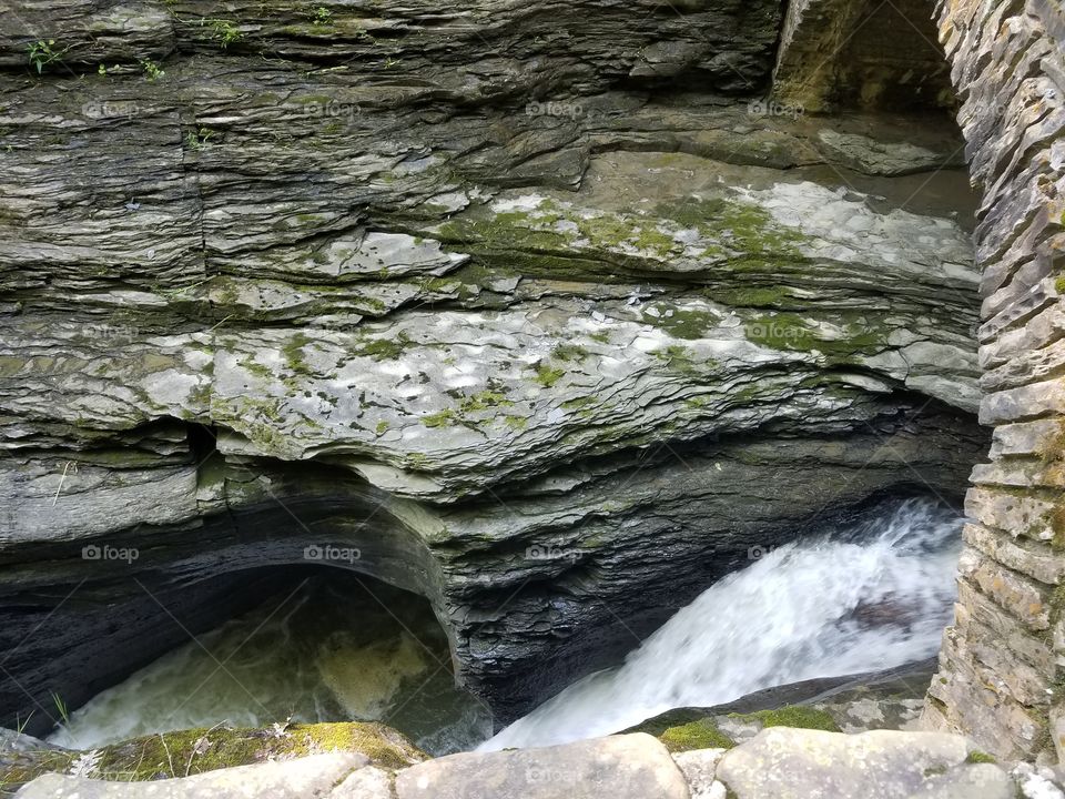 Watkins glen waterfall