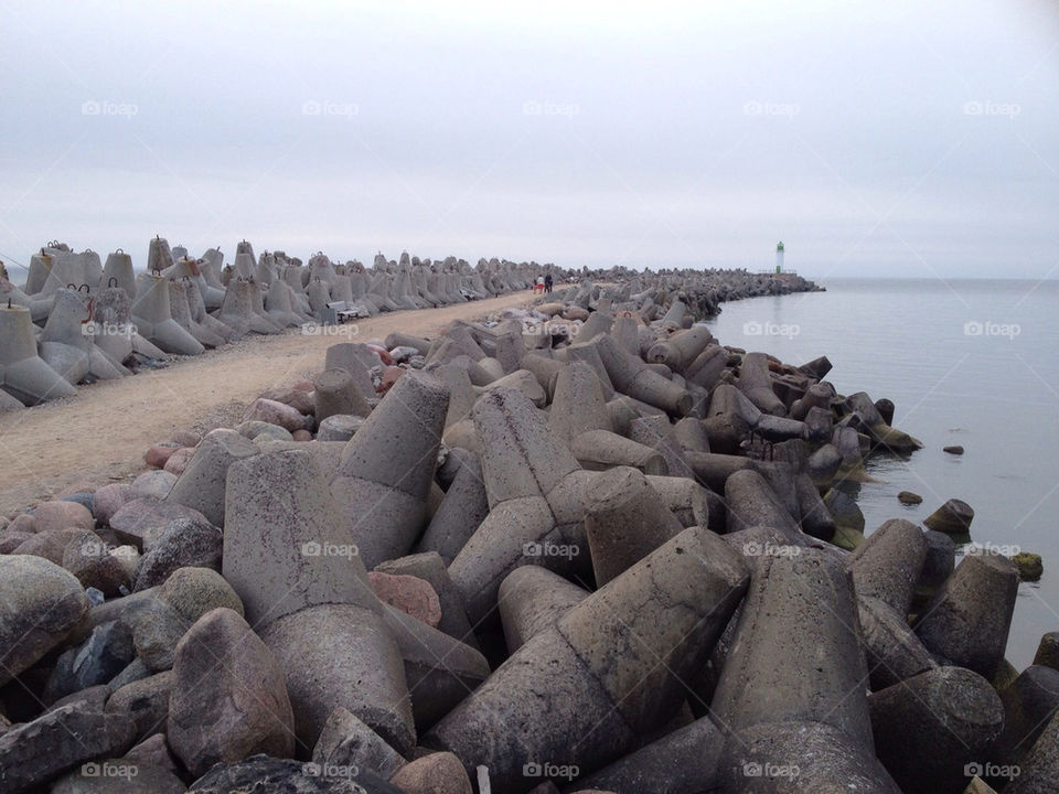 latvia sea lighthouse pier by ips