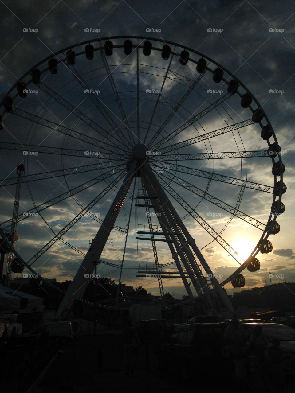 Wheel, Roll Along, Ferris Wheel, No Person, Sky