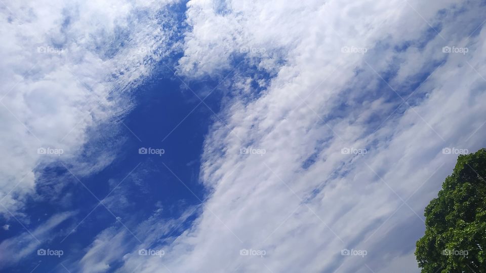 Clouds are sign of hot summer...