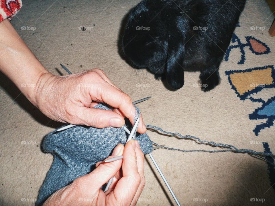 knitting winter socks