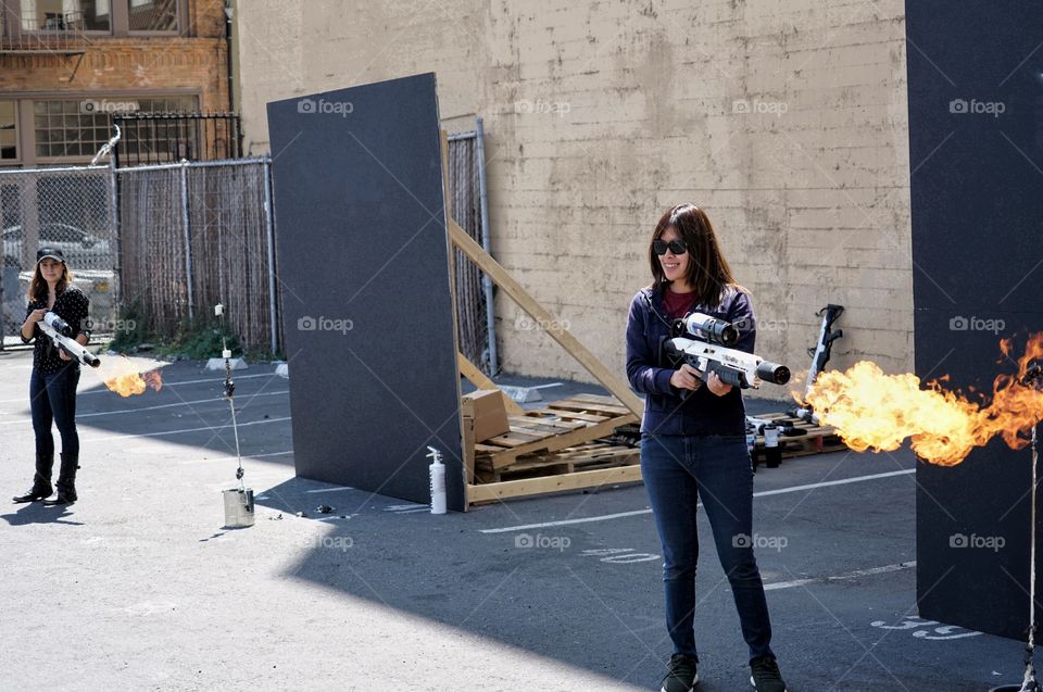 Women With Flamethrowers 