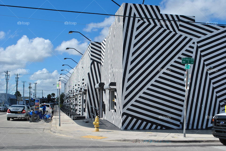 Wynwood walls district in Miami, Fl