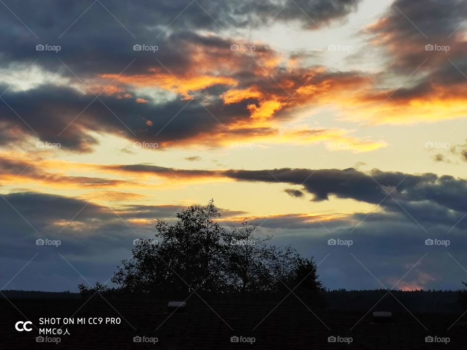 sunset and evening series