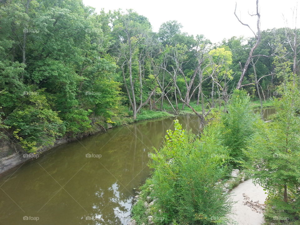 A river runs through it