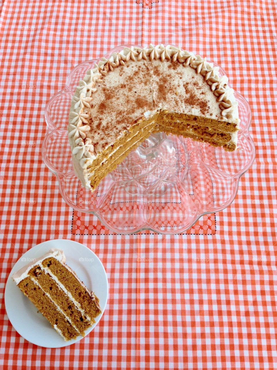 Pumpkin spice cake