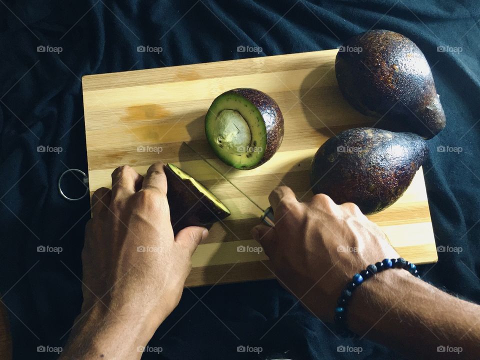 avocado cutting 🥑