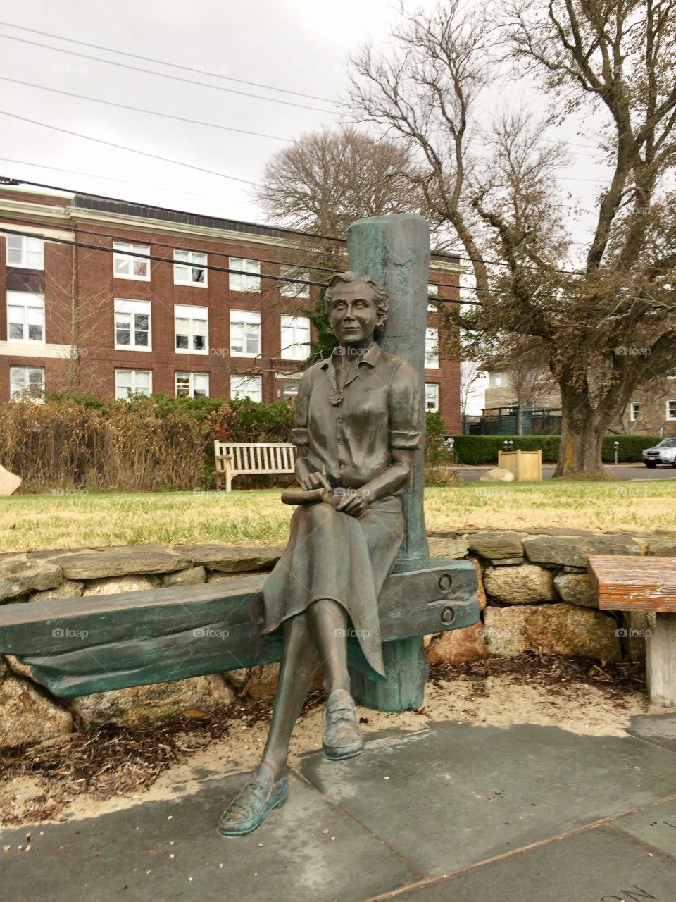 Statue in Woods Hole Massachusetts 
