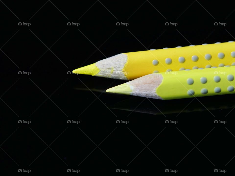 Yellow pencils