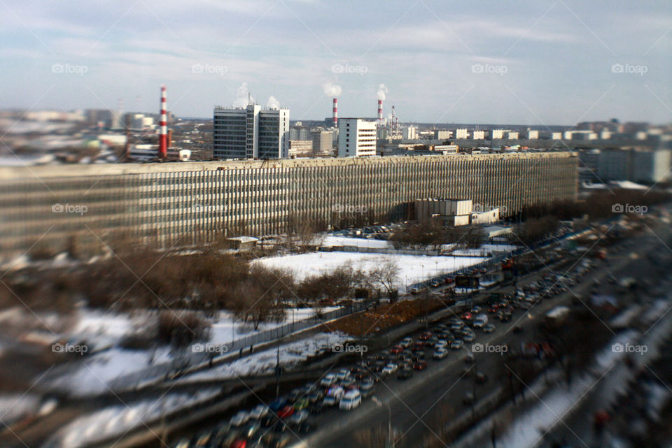 Tilt shift Moscow