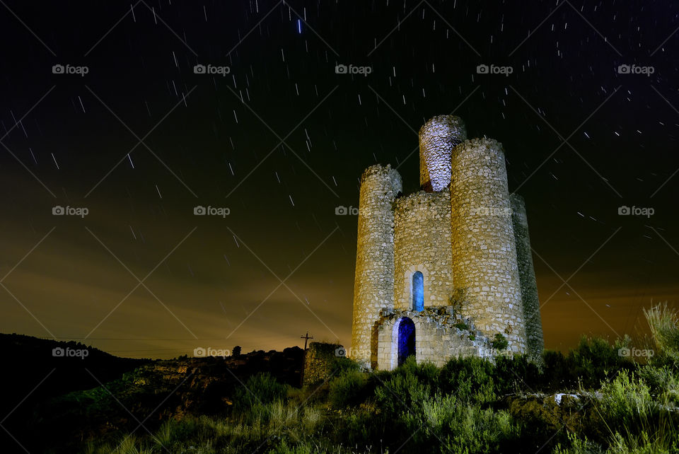XIV century defensive tower in Alarcón (Cuenca-Spain-)