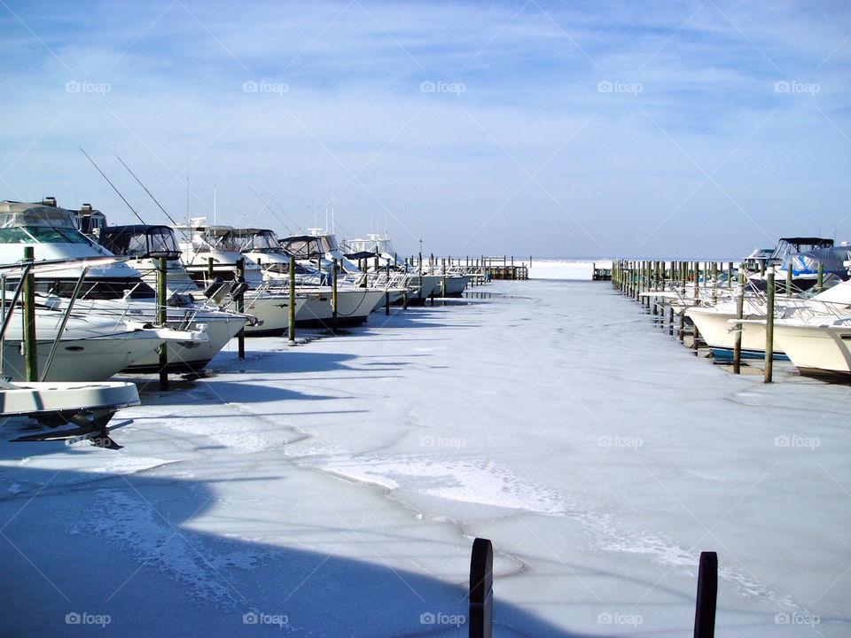 Winter at Long Beach Island 