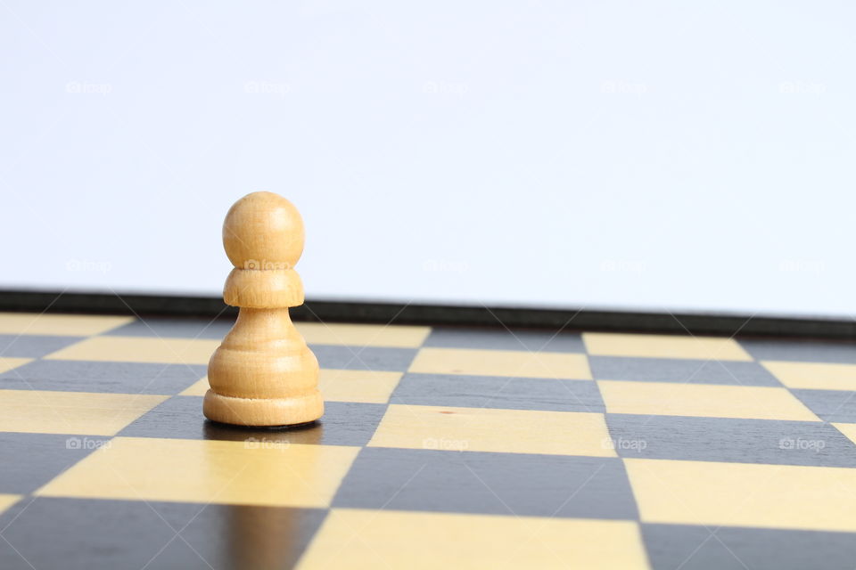 pawn on chess board