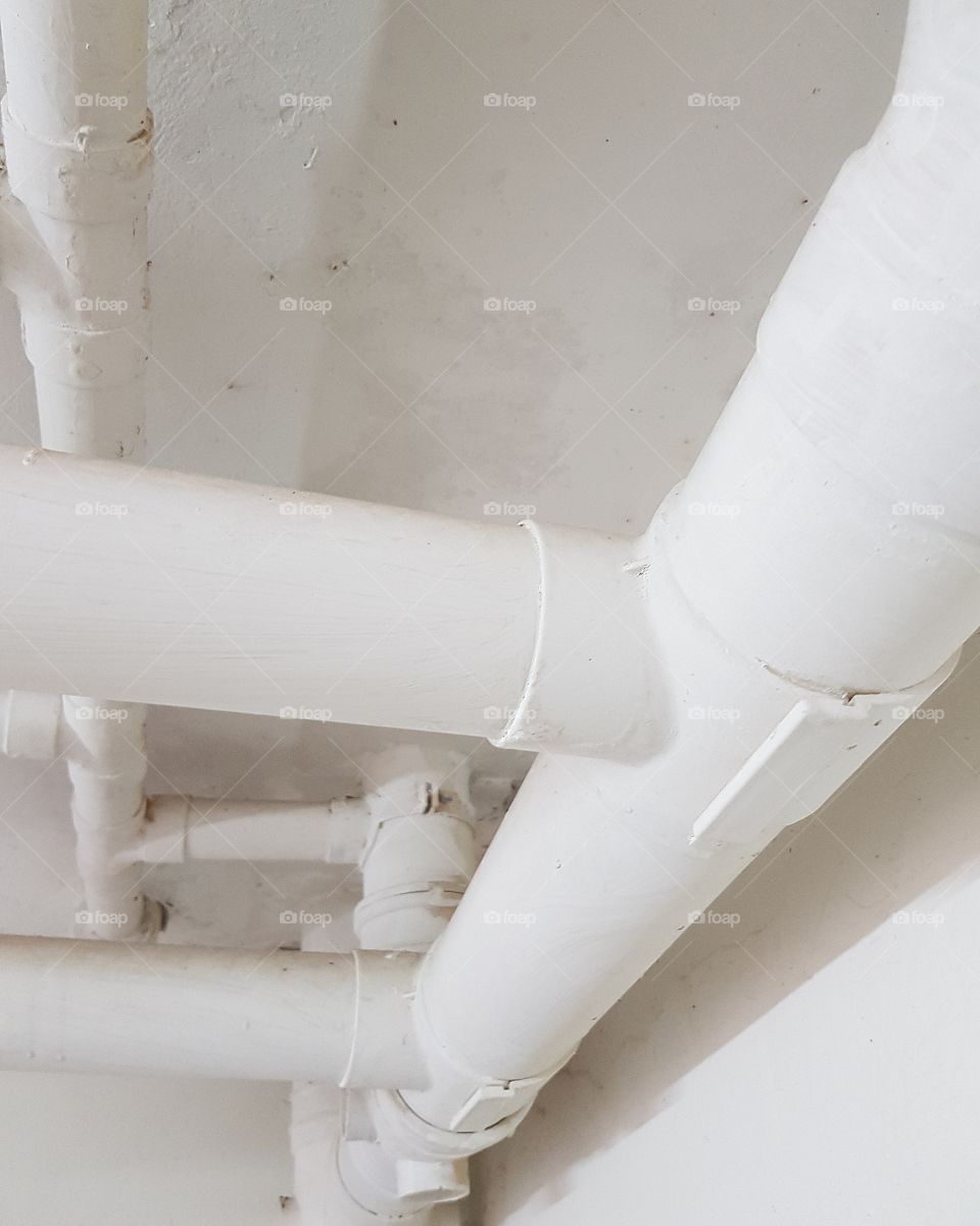 Drainpipe in building