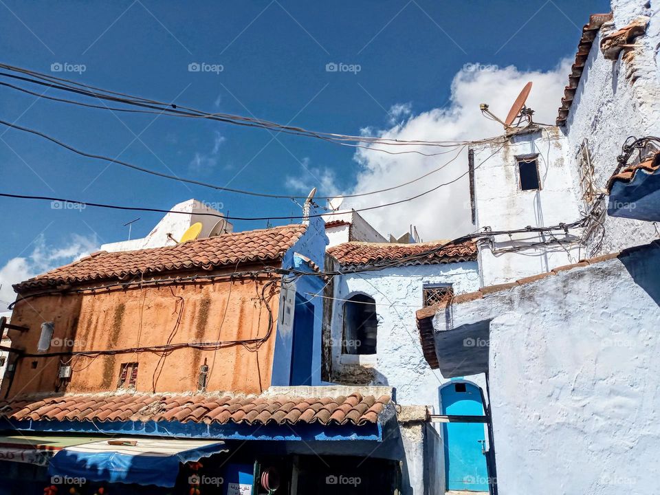 ancien house's in chefchaouen city of morroco
