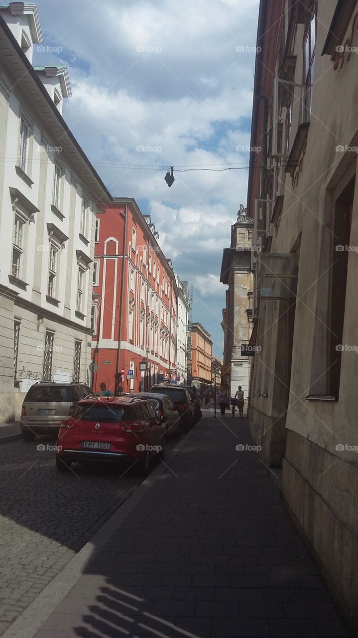 lovely street in Cracow