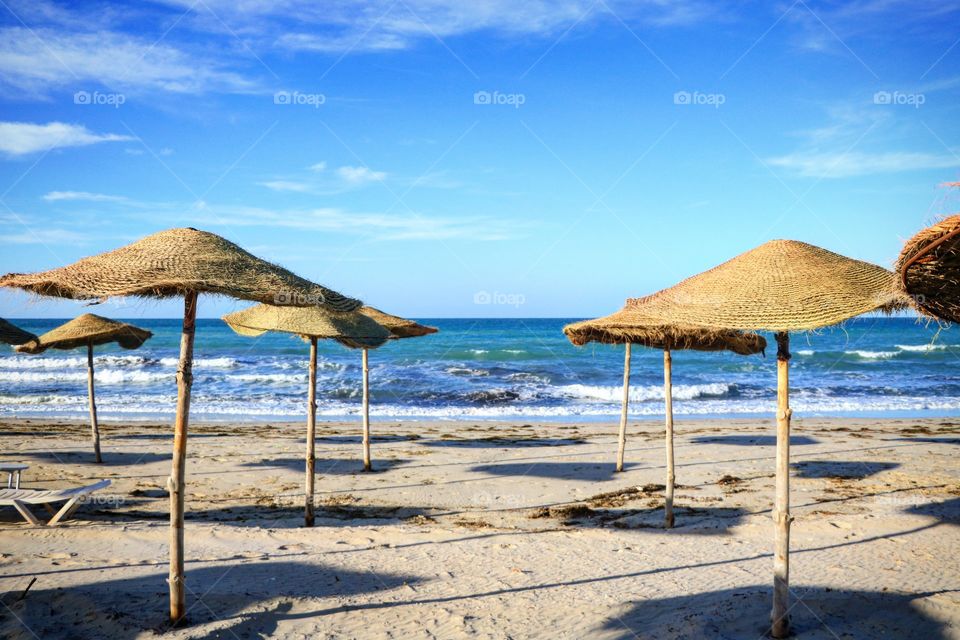 A beach in Djerba Tunisia