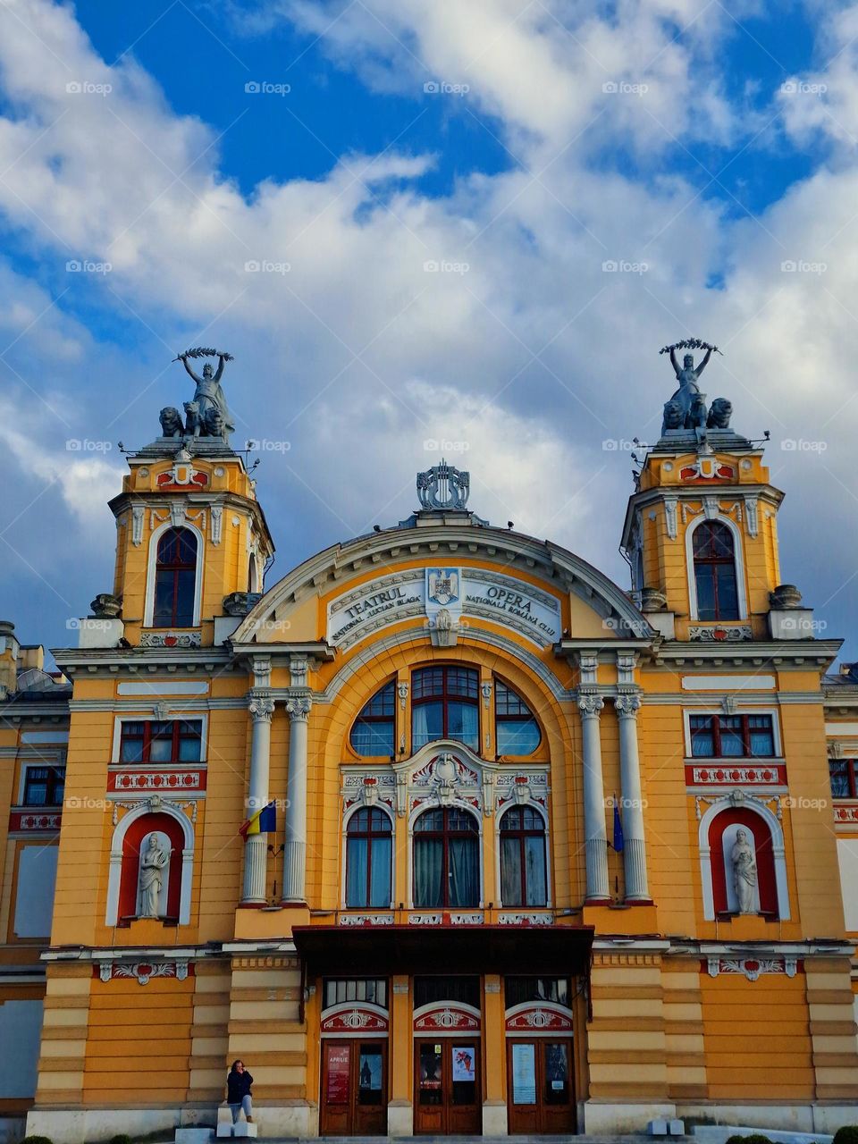 the state theater and opera from Cluj-Napoca