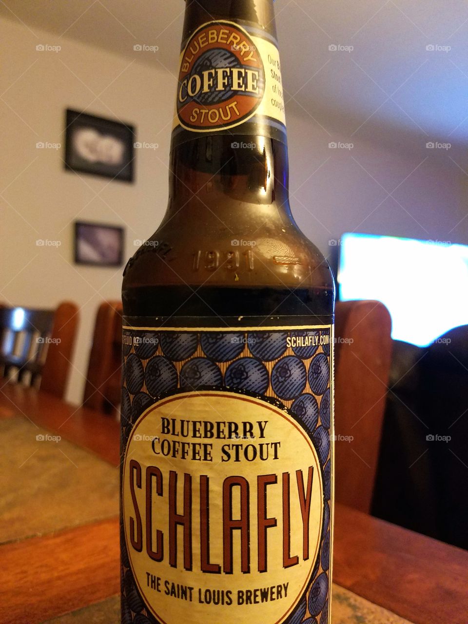 Blueberry coffee stout