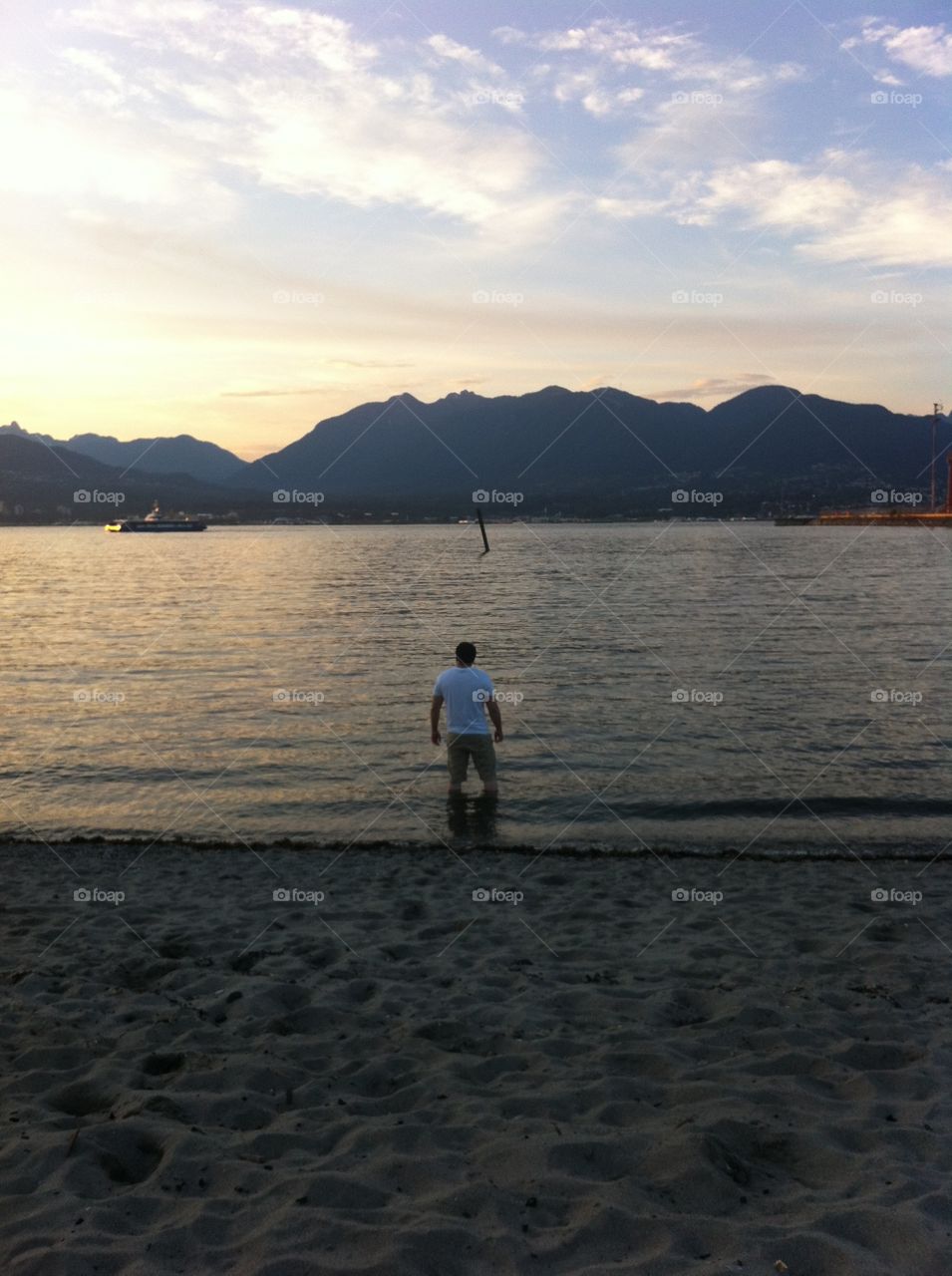 Water, Beach, Sunset, Landscape, Sea