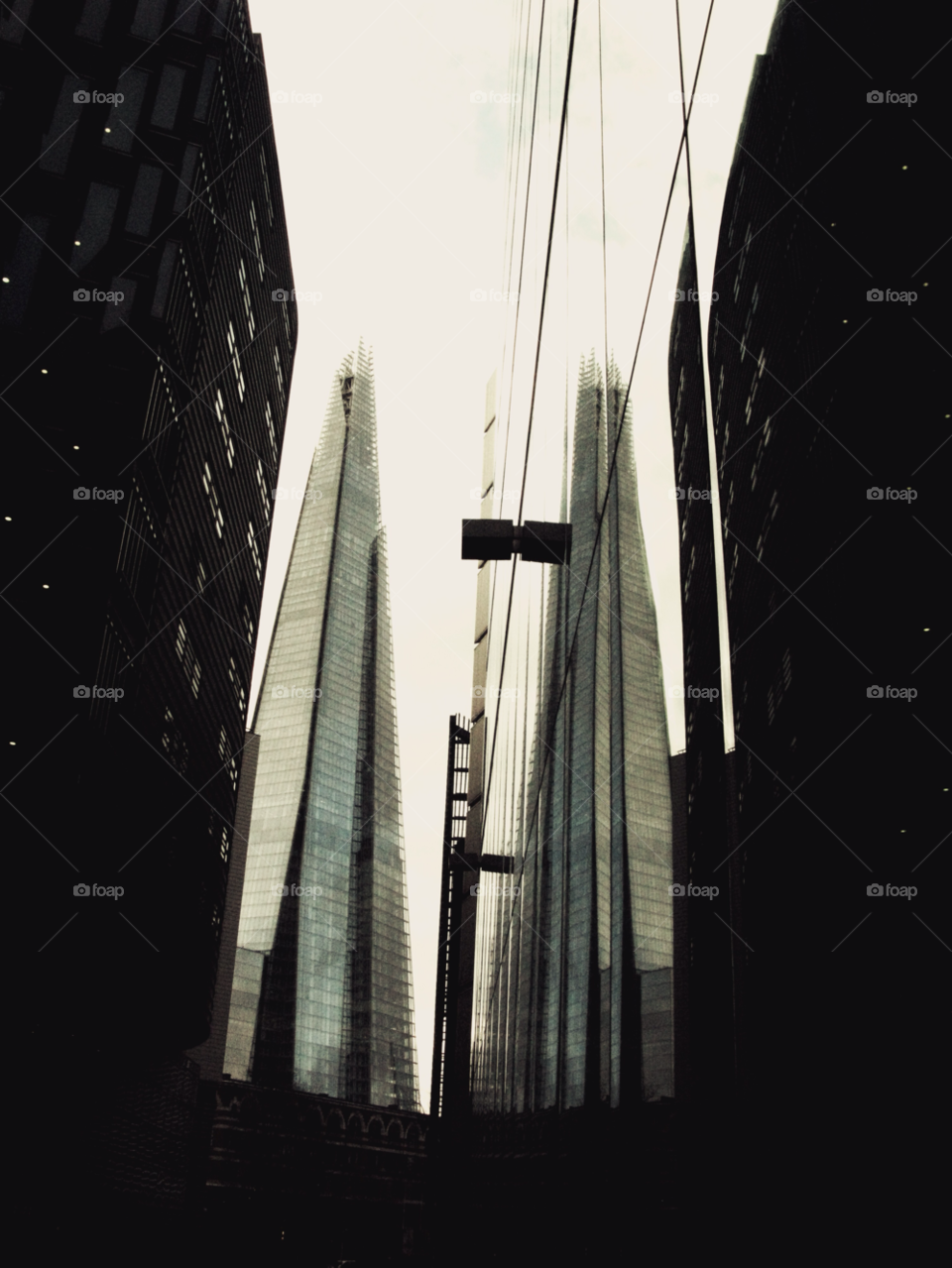 background glass london england by Carlos