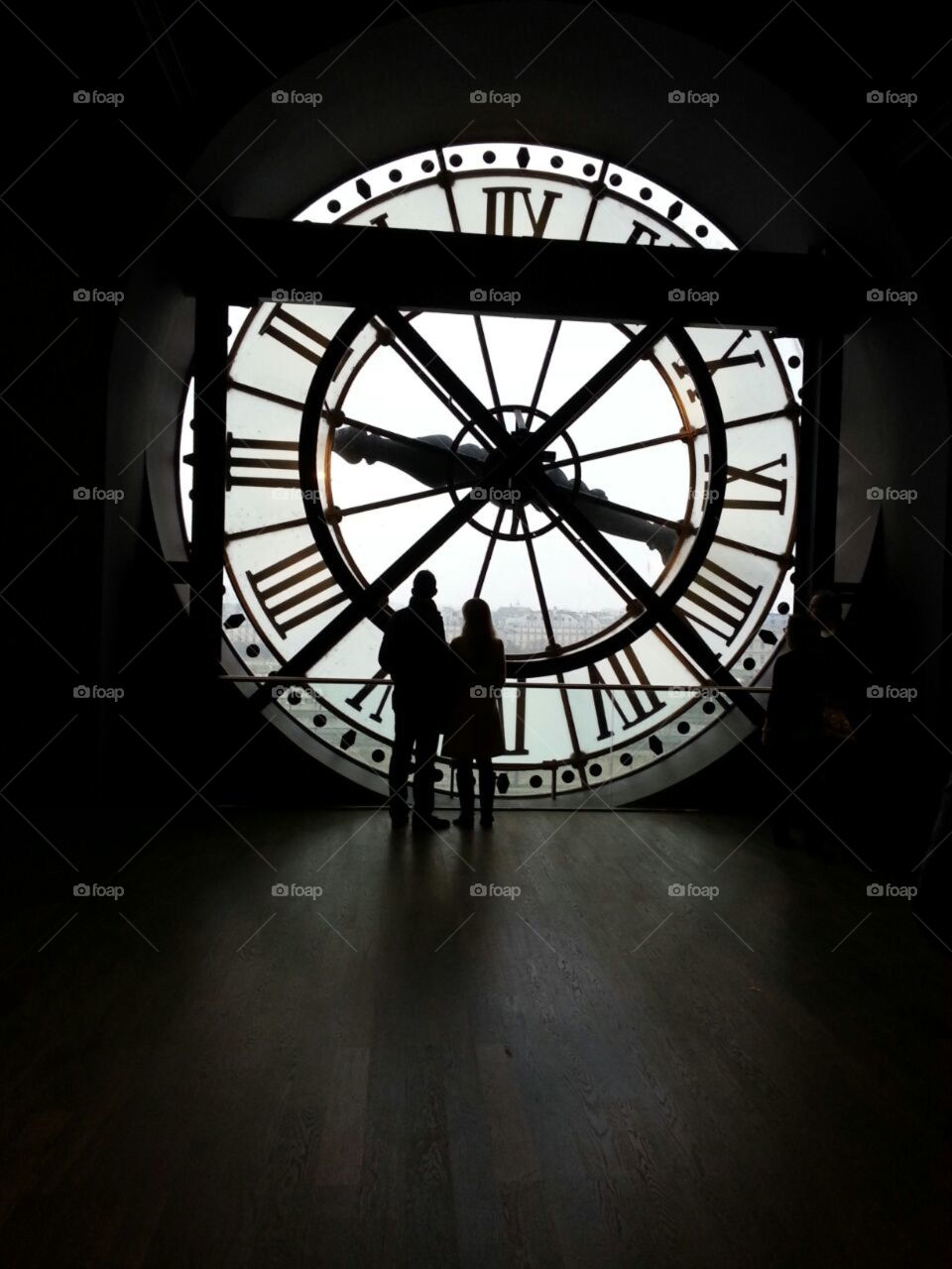 The clock at the Musee D'orsay in Paris