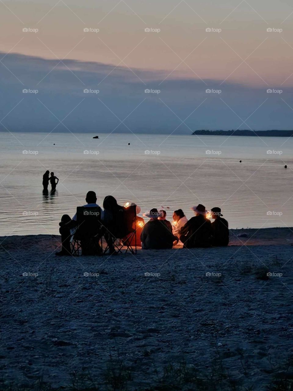 Crowd at the beach