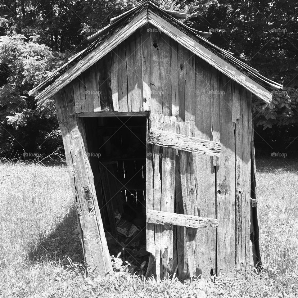 old dilapidated shed 