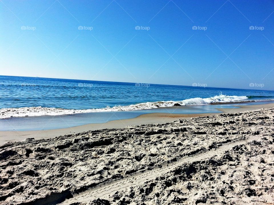 beach walking