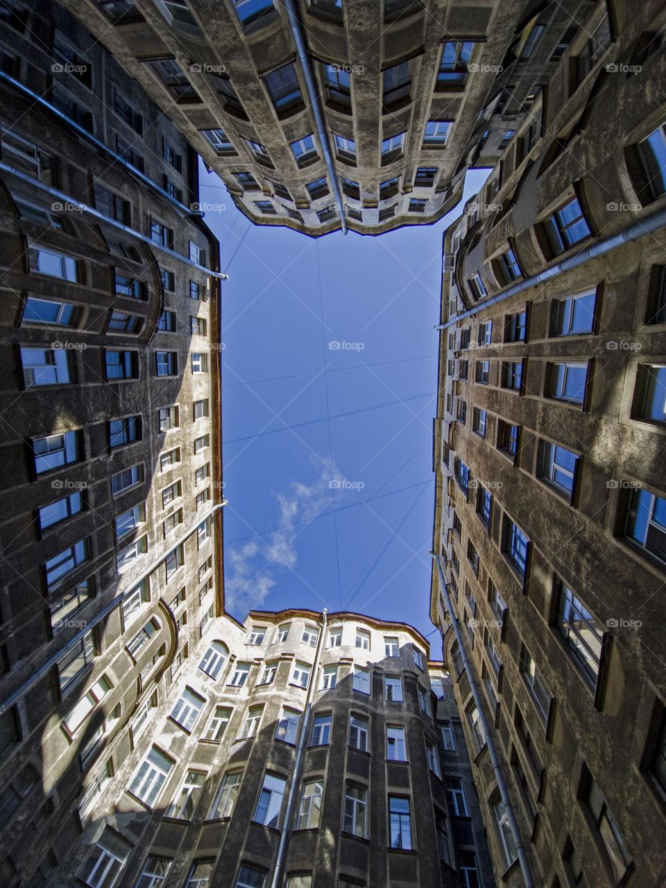 In St. Petersburg, you always have to look up from the bottom.